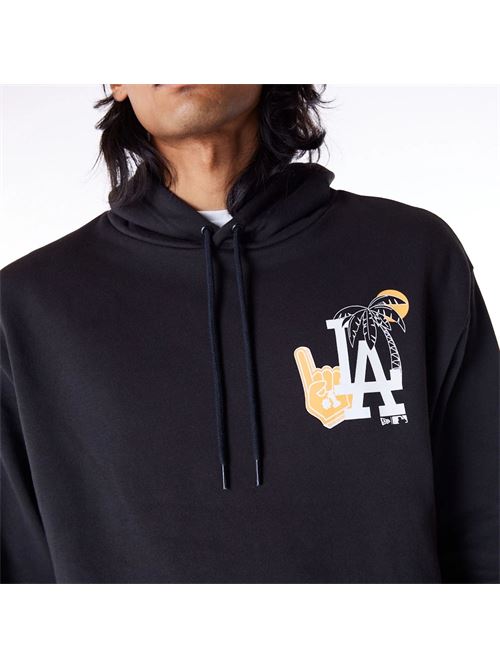 MLB FOOD GRPHC OS HOODIE LOSDOD  BLKWHI NEW ERA | 60564772/BLKWHI